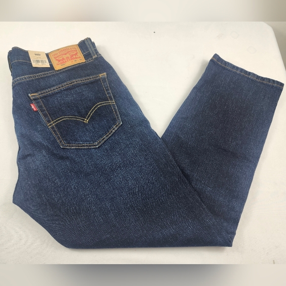 Levi's Other - Levi's 505 Men's 36x30 Dark Wash Stretch Blue Jeans 99% Cotton NWT